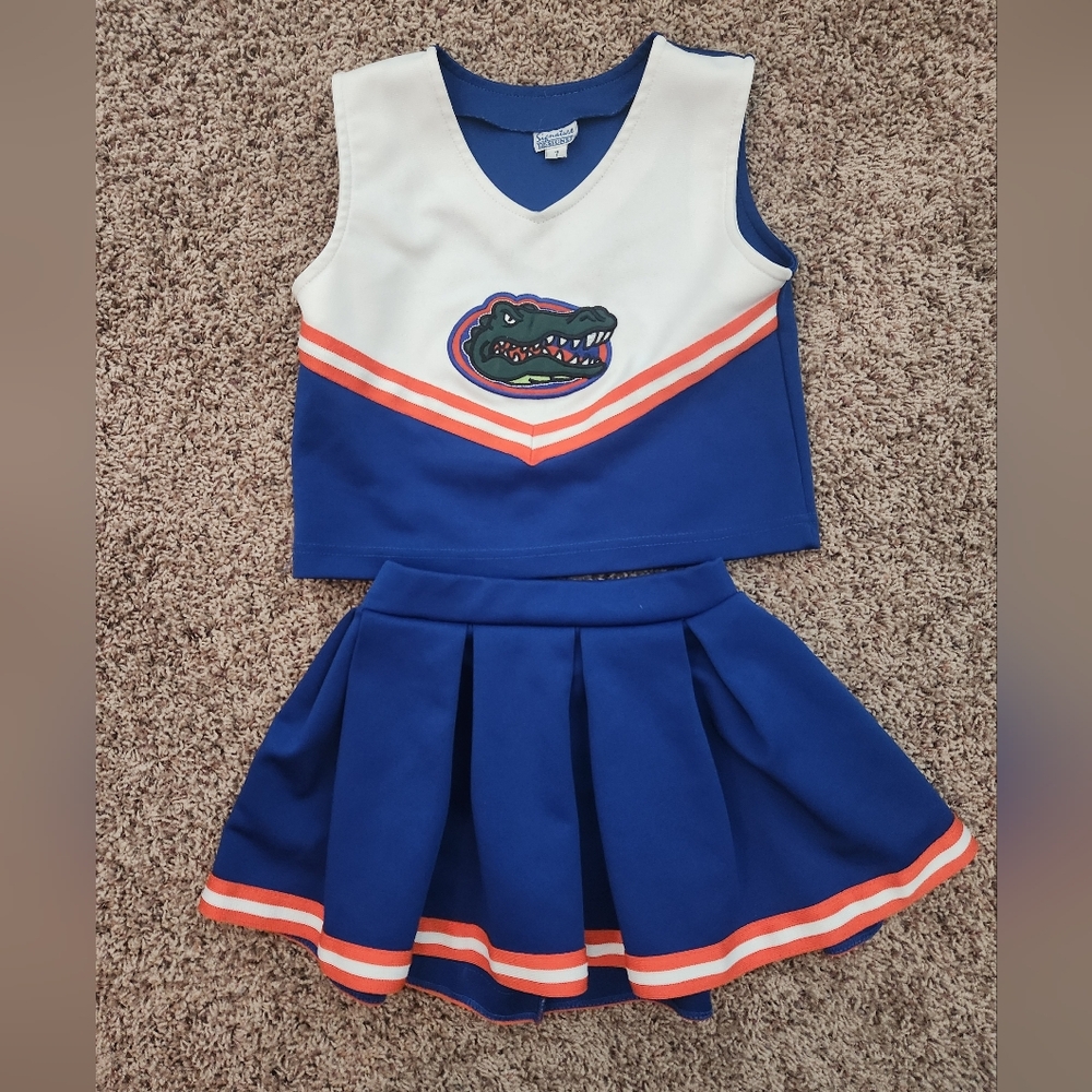 EUC Florida Gators girls cheer uniform